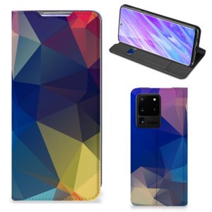 Samsung Galaxy S20 Ultra Stand Case Polygon Dark