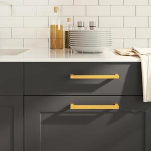 VidaXL Handvatten 5 st 192 mm roestvrij staal goudkleurig