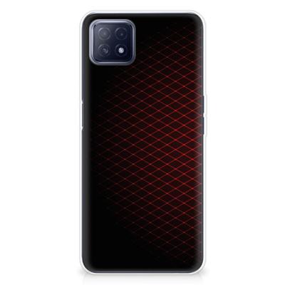 OPPO A53 5G | OPPO A73 5G | TPU bumper | Geruit Rood