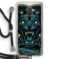 Cougar and Vipers: Samsung Galaxy A8 (2018) Transparant Hoesje met koord