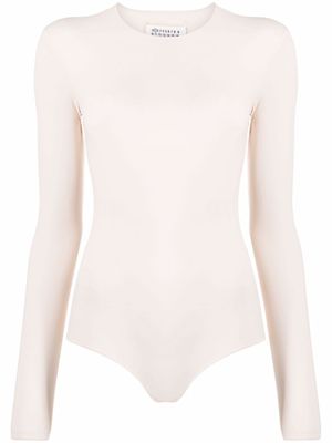 Maison Margiela body à encolure ronde - Tons neutres