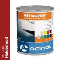 Afinol Metaalverf Helderrood (RAL 3002) 750 ml