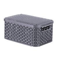 Curver style mandje 6l s deksel antraciet