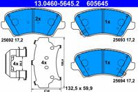 ATE Remblokset 13.0460-5645.2