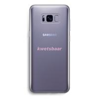 kwetsbaar: Samsung Galaxy S8 Transparant Hoesje - thumbnail