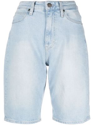 Calvin Klein short en jean à patch logo - 1A4 DENIM MEDIUM