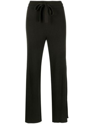 ERES pantalon Rieur ample en maille nervurée - Vert