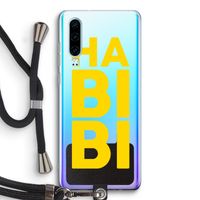 Habibi Majorelle : Huawei P30 Transparant Hoesje met koord Habibi Majorelle : Huawei P30 Transparant Hoesje met koord