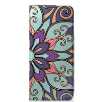 OnePlus Nord CE 2 5G Smart Cover Purple Flower