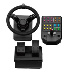 Logitech G G Heavy Equipment Bundle Farm Sim Controller Zwart USB Stuurwiel + pedalen Analoog/digitaal PC