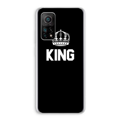 King zwart: Xiaomi Mi 10T 5G Transparant Hoesje
