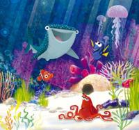 Komar Into Adventure Fotobehang Disney - Dory Aqua Party - IADX6-086