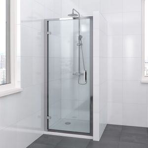 Bruynzeel Douchedeur Lector 90 x 200 cm 8 mm Helder Glas Aluminium