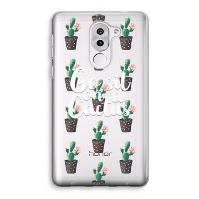 Cactus quote: Honor 6X Transparant Hoesje