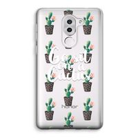 Cactus quote: Honor 6X Transparant Hoesje