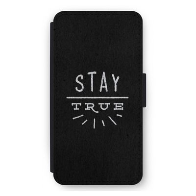 Stay true: iPhone 11 Pro Max Flip Hoesje
