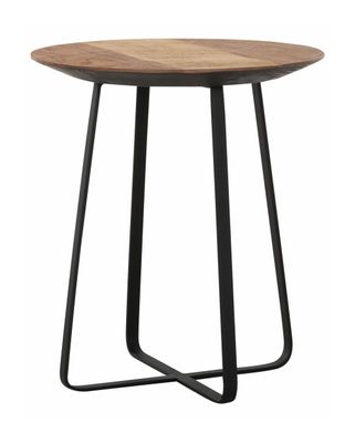 DTP Home Bijzettafel 'Neptunes' Teakhout, 40cm, kleur Naturel