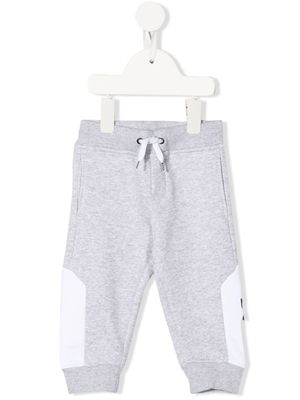 BOSS Kidswear pantalon de jogging à logo latéral imprimé - Gris