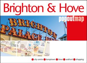 Stadsplattegrond Popout Map Brighton and Hove | Compass Maps