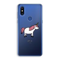 Eenhoorn: Xiaomi Mi Mix 3 Transparant Hoesje
