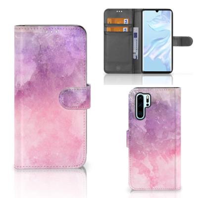 Hoesje Huawei P30 Pro Pink Purple Paint | Portemonnee hoesje