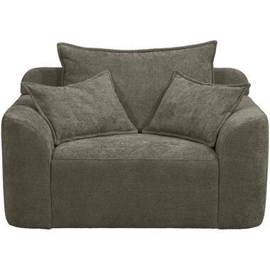 Loveseat Elsa - stof Eden - mokka - Leen Bakker