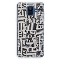 Moroccan Print: Samsung Galaxy A6 (2018) Transparant Hoesje