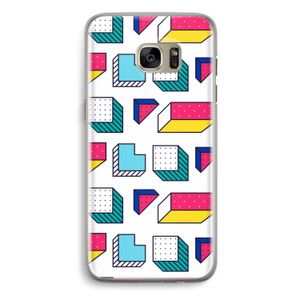 8-bit N°7: Samsung Galaxy S7 Edge Transparant Hoesje