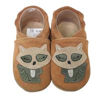 Hobea babyslofjes Waschbär braun-24-25