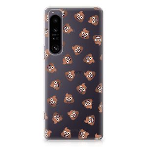 TPU bumper voor Sony Xperia 1 IV Poep Emojis