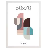 ACAZA Fotokader - 50x70cm - MDF hout - Wit