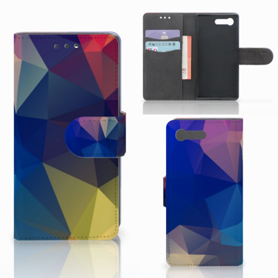 Sony Xperia X Compact | Book Case | Polygon Dark