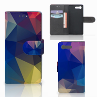 Sony Xperia X Compact | Book Case | Polygon Dark
