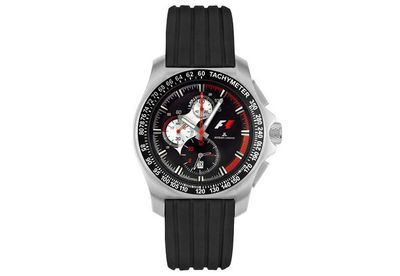 Horlogeband Jacques Lemans F5015-ZW Rubber Zwart 22mm