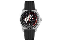 Horlogeband Jacques Lemans F5015-ZW Rubber Zwart 22mm - thumbnail