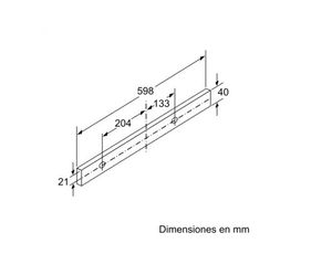 Siemens iQ300 LI67SA531 afzuigkap Semi-inbouw (uittrekbaar) Zilver 399 m³/uur A