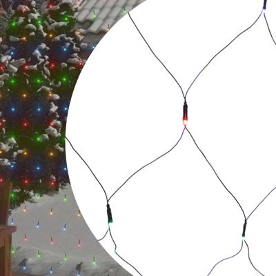 VidaXL Kerstnetverlichting 544 led&apos;s binnen/buiten 4x4 m meerkleurig