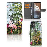 Telefoonhoesje met Pasjes voor Motorola Moto G32 Jungle