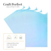 Craft Perfect By Tonic Studios Craft perfect • mirror card iridescent 250g bejeweled blue 5pcs