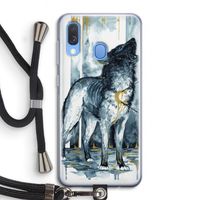 Bleeding Soul: Samsung Galaxy A40 Transparant Hoesje met koord
