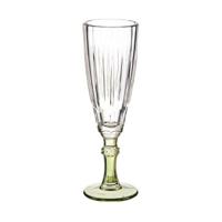 Champagneglas Vivalto Exotic Groen Kristal 170 ml (6 Stuks)