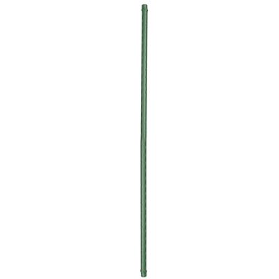 Plantenstokken donkergroen 90 cm - 3x stuks - geplastificeerd verzinkt staal - plantensteun / tonkin