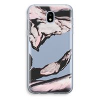 Roze stroom: Samsung Galaxy J5 (2017) Transparant Hoesje