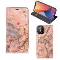 iPhone 12 Pro Max | Standcase | Marmer Oranje