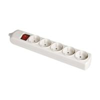 Stopcontactenstrip 5 Tomas met Interruptor Solera 8005il