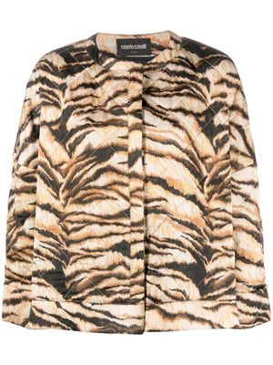 Roberto Cavalli veste à imprimé animalier - Tons neutres