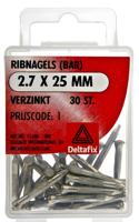 Ribnagels 2,7x25mm verz 30st - Deltafix