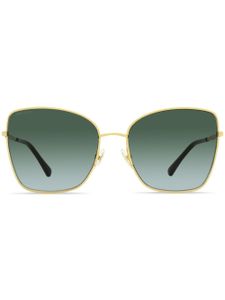 Jimmy Choo Eyewear lunettes de soleil oversize Alexis Butterfly - Gris