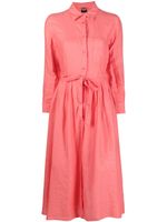 ASPESI robe-chemise à manches longues - Rose - thumbnail