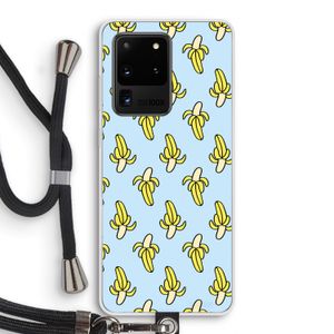Bananas: Samsung Galaxy S20 Ultra Transparant Hoesje met koord